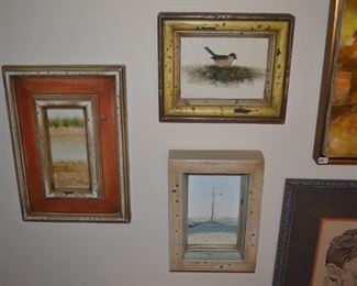 Three Original David Brownlow Paintings