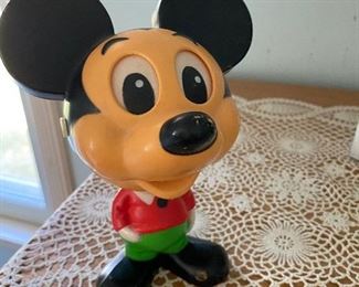 Vintage Mickey Mouse talking toy