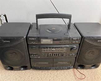 SONY stereo system boombox