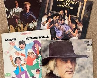 Vinyl:  The Young Rascals, Tom Jones, Charlie Rich, Simon & Garfunkel