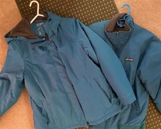LL Bean and Land's End coats