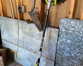 Ryobi weed wacker with battery charger