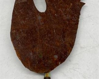 Folky Chicken on Weathervane Rod 