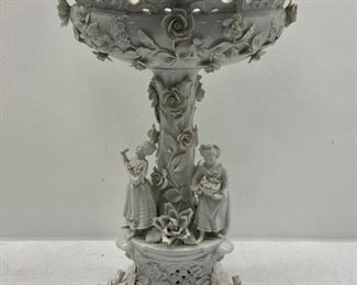 Large Countertop Bowl on Pedestal 