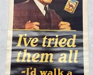 1960's Cigarette Poster 