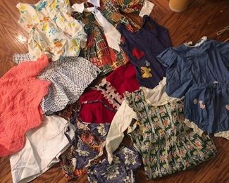 vintage baby clothes. stored carefully for over 40 years.