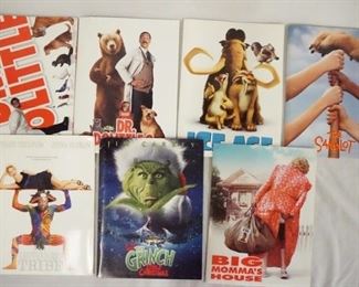 1014 LOT OF SEVEN MOVIE PRESS KITS. LOT INCLUDES; DR DOLITTLE 1 & 2, ICE AGE, THE SANDLOT, HOW THE GRINCH STOLE CHRISTMAS, TRIBE, & BIG MOMMAS HOUSE. KITS CONTAIN STILLS PRODUCTION INFO, ETC. ICE AGE CONTAINS A DIGITAL PRESS KIT.