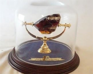 1050 THE NOBLE COLLECTION HARRY POTTER THE SORCERER'S STONE REPLICA IN DISPLAY CASE W/ GLASS DOME LID. APP. 6 IN H OVERALL