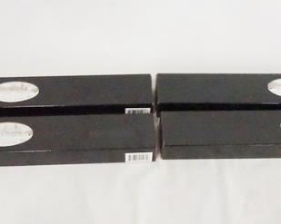 1055 LOT OF FOUR HARRY POTTER THE NOBLE COLLECTION WAND REPLICAS. LOT INCLUDES, PIUS THICKNESSE, RUFUS SCRIMGEOUR, PROFESSOR SYBIL TRELAWNEY, & GREGORY GOYLE. ALL COME W/ ORIGINAL BOXES.