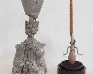 1122 HARRY POTTER LIMITED EDITION NO 1173/5000 GOBLET OF FIRE & FIREBOLT BROOM REPLICA IN DISPLAY CASE.