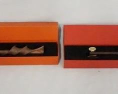 1125 LOT OF TWO THE NOBLE COLLECTION HARRY POTTER WAND REPLICAS, LOT INCLUDES LAVENDER BROWN & PARVATI PATIL W/ ORIGINAL BOXES.