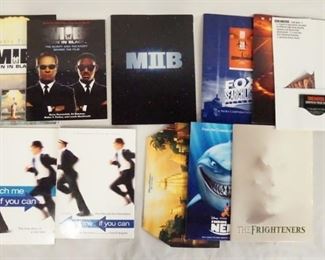 1146 LOT OF PRESS KITS/ FILM MEMORABILIA INCLUDING MEN IN BLACK PRESS KIT SIGNED PRINT & BOOK ON THE MAKING OF THE FILM, MEN IN BLACK II DIGITAL PRESS KIT, CATCH ME IF YOU CAN PRESS KIT & A BOOK ON THE MAKING OF THE FILM, PRESS KITS FOR; THE FRIGHTENERS, SNEAKERS WHICH CONTAINS STILLS, A POSTER, SCREENING INVITE & A DIGITAL KIT ON A FLOPPY DISK, FINDING NEMO WHICH CONTAINS A DIGITAL PRESS KITS & STILLS, PRODUCTION INFO & SCREENING INVITE, THE ROAD TO EL DORADO WHICH CONTAINS 12 35MM SLIDES A DIGITAL PRESS KIT & A BOOKLET, SIGNS WHICH CONTAINS STILLS, PRODUCTION INFO, SCREENING INVITE, THE SIGNS *SURVIVAL GUIDE* & A DIGITAL PRESS KIT, & 28 DAYS LATER WHICH CONTAINS A STILL, A VINYL STICKER PRODUCTION INFO & A DIGITAL PRESS KIT.