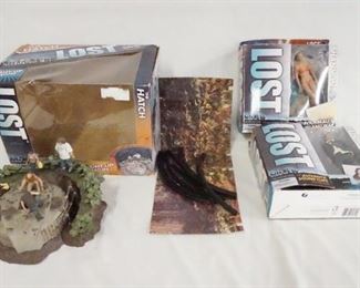 1168 LOT OF THREE LOST MCFARLANE TOYS FIGURES W/ ORIGINAL BOXES. LOT INCLUDES SHANNON, JACK, & THE HATCH