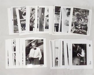 1203 COLLECTION OF 43 STILLS FROM VARIOUS FILMS INCLUDING THE SWAN PRINCESS, CELEBRITY, THE RAINMAKER, THE BOUNTY, A FEW GOOD MEN, CUJO, ALMOST ANGEL, PROBLEM CHILD, THE TRUMAN SHOW, MAKING MR. RIGHT, THE NEVERENDING STORY II, MY BEST FRIENDS WEDDING, HOMEWARD BOUND, WHAT PLANET ARE YOU FROM, PENNIES FROM HEAVEN, & BORDELLO OF BLOOD