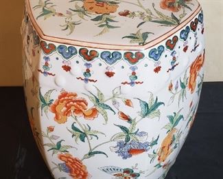Japanese Ceramic Garden Seat from Gump's