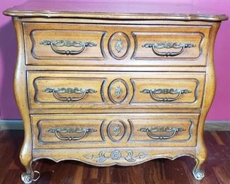 French Provincial 3 Drawer Dresser by Hickory