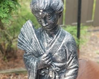 Concrete Garden Statue ~ Geisha