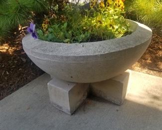 Concrete Garden Planter ~ B