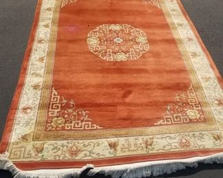 Chinese Medallion Wool Area Rug