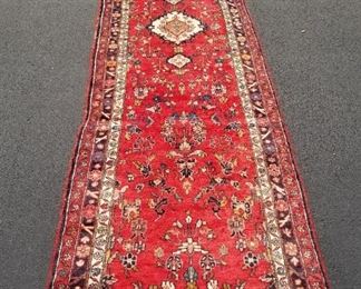 Wool Oriental Runner ~ 13.5 x 3.6