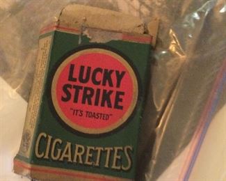  Vintage WWII Lucky Strike pack 