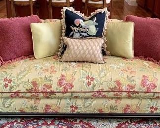 Andre Original Luxurious Hand Stitched Tapestry Sofa