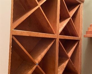 wine bottle shelves
