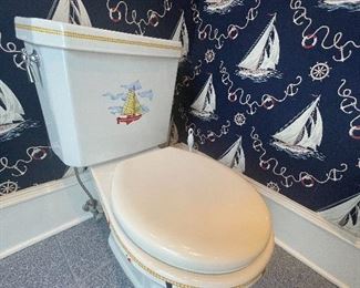 nautical theme toilet