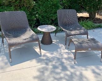 4 pc. outdoor all-weather furniture by Gloster