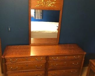 Kindel dresser with mirror.
