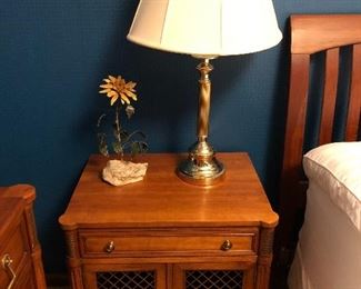 One of a pair of matching chests/nightstands by Kindel.