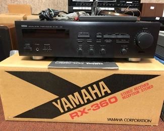 Yamaha RX-360 stereo receiver.