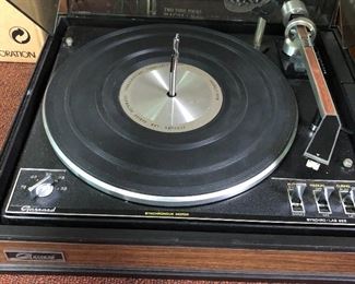 Garrard turntable.