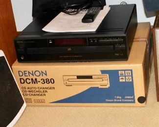 Denon DCM-380 CD auto changer.
