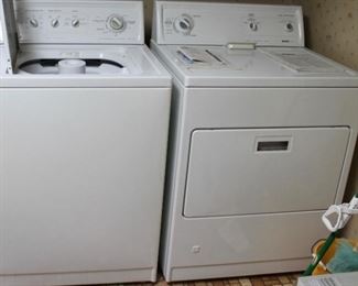 Kenmore 80 series washing machine and Kenmore 80 series dryer.