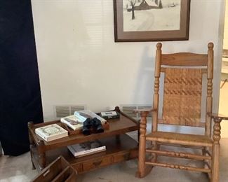 Rocking Chair and Table