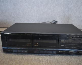 Pioneer CT-W300 Dual Cassette Deck Player Recorder
