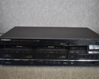 Pioneer CT-1280WR Stereo Double Deck Cassette Player