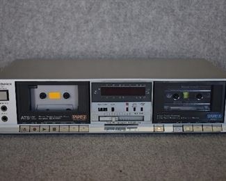 Vintage Technics RS-B11W Stereo Dual Cassette Tape Deck Player Recorder