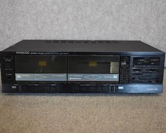 Kenwood Stereo Double Cassette Deck KX-66CW