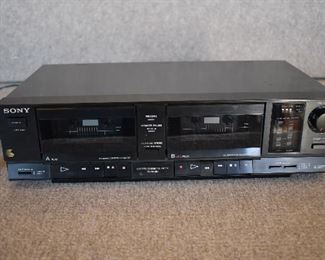 Sony TC-W380 Stereo Dual Cassette Deck RecorderDoes Not Work As Is / Parts Only