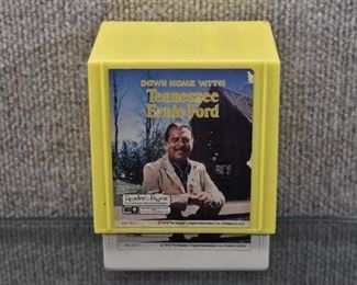 Vintage Set of 3 Down Home with Tennessee Ernie Ford 8 Track Tapes