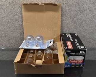 Lot of 22 Assorted Light Bulbs | Pack of 2 65W Flood Lights, Pack of 25W Bulbs, Etc