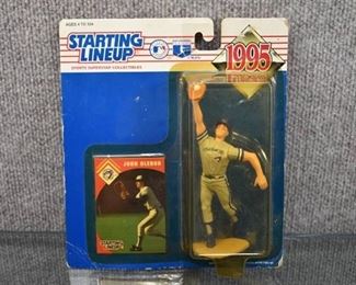 Vintage Starting Lineup 1995 John Olerud Toronto Blue Jays Figure and Card in Package | Figure is about 6"
