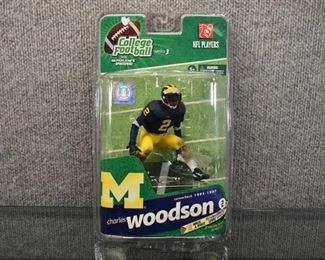 McFarlane's Sports Picks College Football Series 3 Charles Woodson Figure in Package | Figure is roughly 4.5"