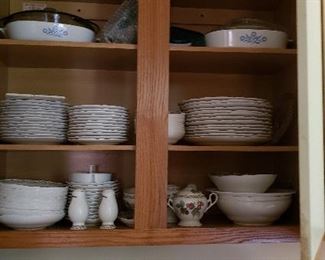 Variety of dishes & china