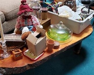 Tree wood coffee table