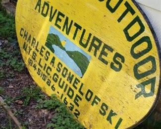 Local advertising sign