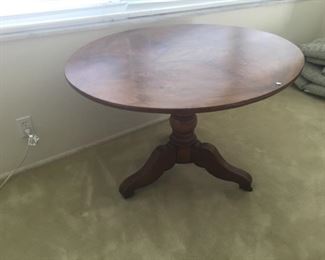 Mid to Early 19th c. Walnut Tilt Table (has been in altered to fixed position)