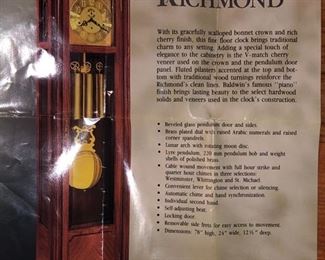 The Richmond Grandfather clock 